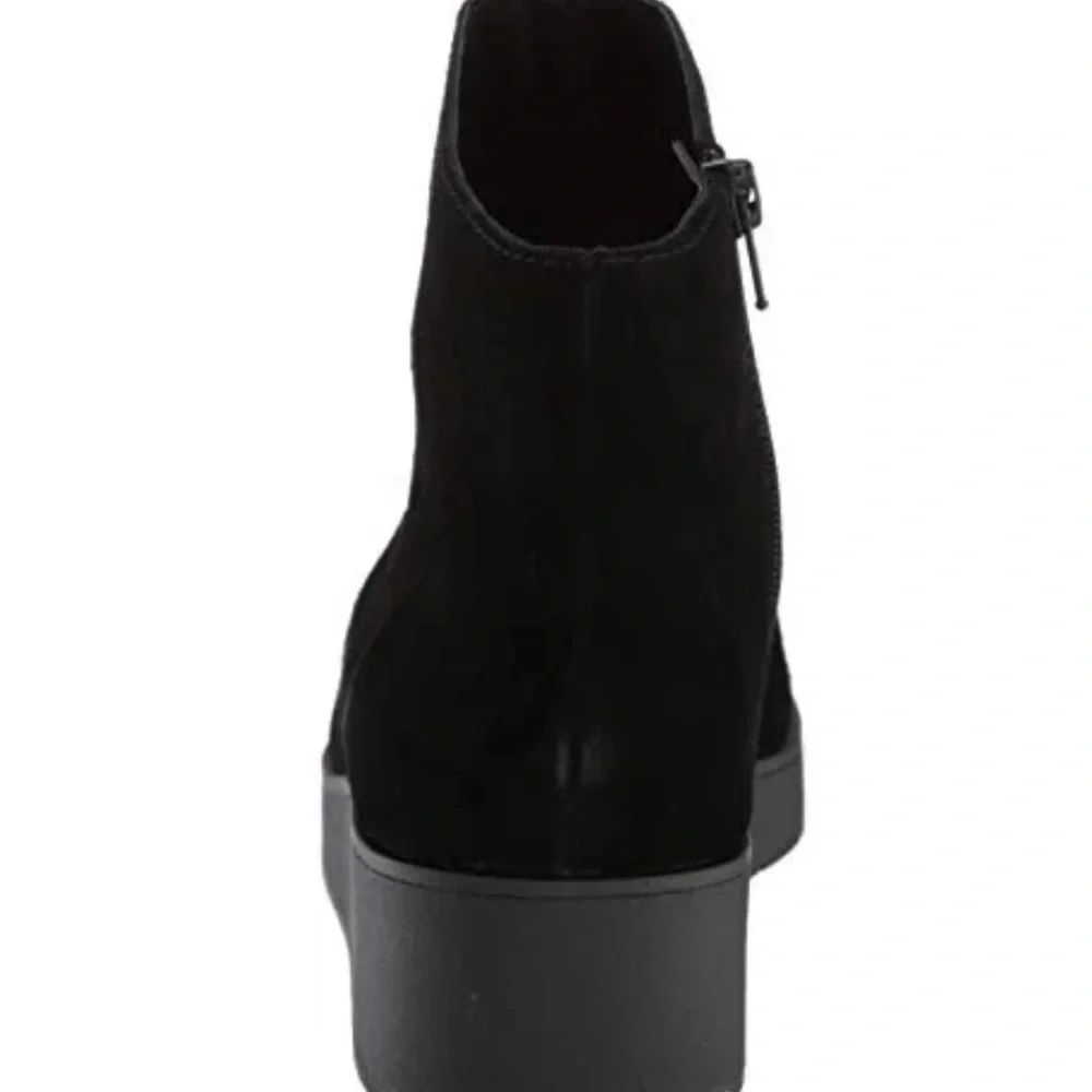 Lucky Brand Karmeya suede wedge bootie 8M - Picture 2 of 8